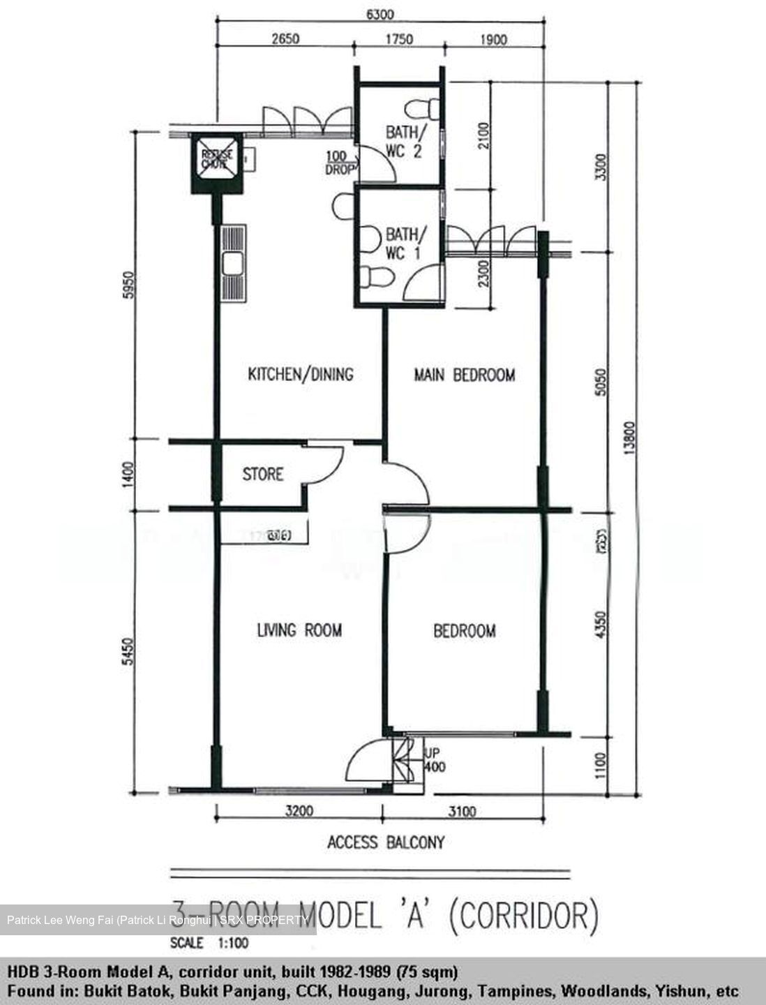 Blk 807 Tampines Polyview (Tampines), HDB 3 Rooms #522911381
